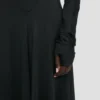 Rochie midi neagră Rochie midi neagră