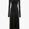 Rochie midi neagră Rochie midi neagră