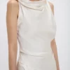 Rochie midi Posy în culoarea ivoriu Rochie midi Posy în culoarea ivoriu