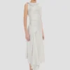 Rochie midi Posy în culoarea magneziu Rochie midi Posy în culoarea magneziu