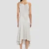 Rochie midi Posy în culoarea magneziu Rochie midi Posy în culoarea magneziu