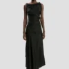 Rochie midi Posy în negru Rochie midi Posy în negru