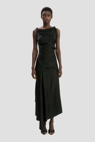Rochie midi Posy în negru