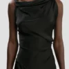 Rochie midi Posy în negru Rochie midi Posy în negru