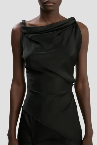 Rochie midi Posy în negru