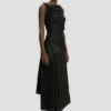 Rochie midi Posy în negru Rochie midi Posy în negru