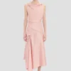 Rochie midi Posy în roz prăfuit Rochie midi Posy în roz prăfuit