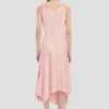 Rochie midi Posy în roz prăfuit Rochie midi Posy în roz prăfuit