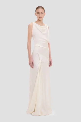 Rochie Posy în culoarea ivory