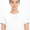Rochie tip tricou ajustată, de culoare ivoriu Rochie tip tricou ajustată, de culoare ivoriu