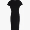 Rochie tip tricou mulată, de culoare neagră