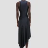 Rochie Twist în albastru închis Rochie Twist în albastru închis