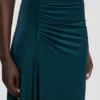 Rochie Twist în albastru-verde închis Rochie Twist în albastru-verde închis