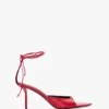 Sandale cu toc stiletto Eliza 75 din piele roșie Sandale cu toc stiletto Eliza 75 din piele roșie
