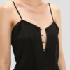 Top cami Rouleaux în negru Top cami Rouleaux în negru