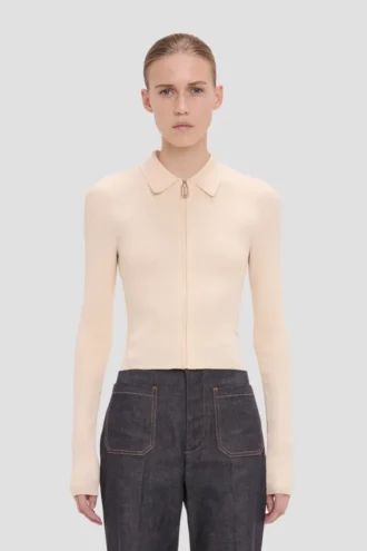 Top Mila în culoarea nisip