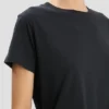 Tricou cu croială strâmtă, de culoare bleumarin Tricou cu croială strâmtă, de culoare bleumarin