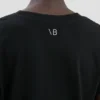 Tricou cu croială strâmtă, negru Tricou cu croială strâmtă, negru