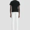 Tricou cu croială strâmtă, negru Tricou cu croială strâmtă, negru