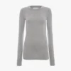 Tricou cu mâneci lungi, gri melanj Tricou cu mâneci lungi, gri melanj