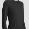 Tricou cu mâneci lungi, negru Tricou cu mâneci lungi, negru