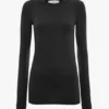 Tricou cu mâneci lungi, negru Tricou cu mâneci lungi, negru