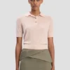 Tricou polo roz pal Tricou polo roz pal